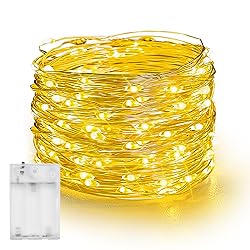 Dazzle Bright Fairy Lights Battery Operated, 20 FT