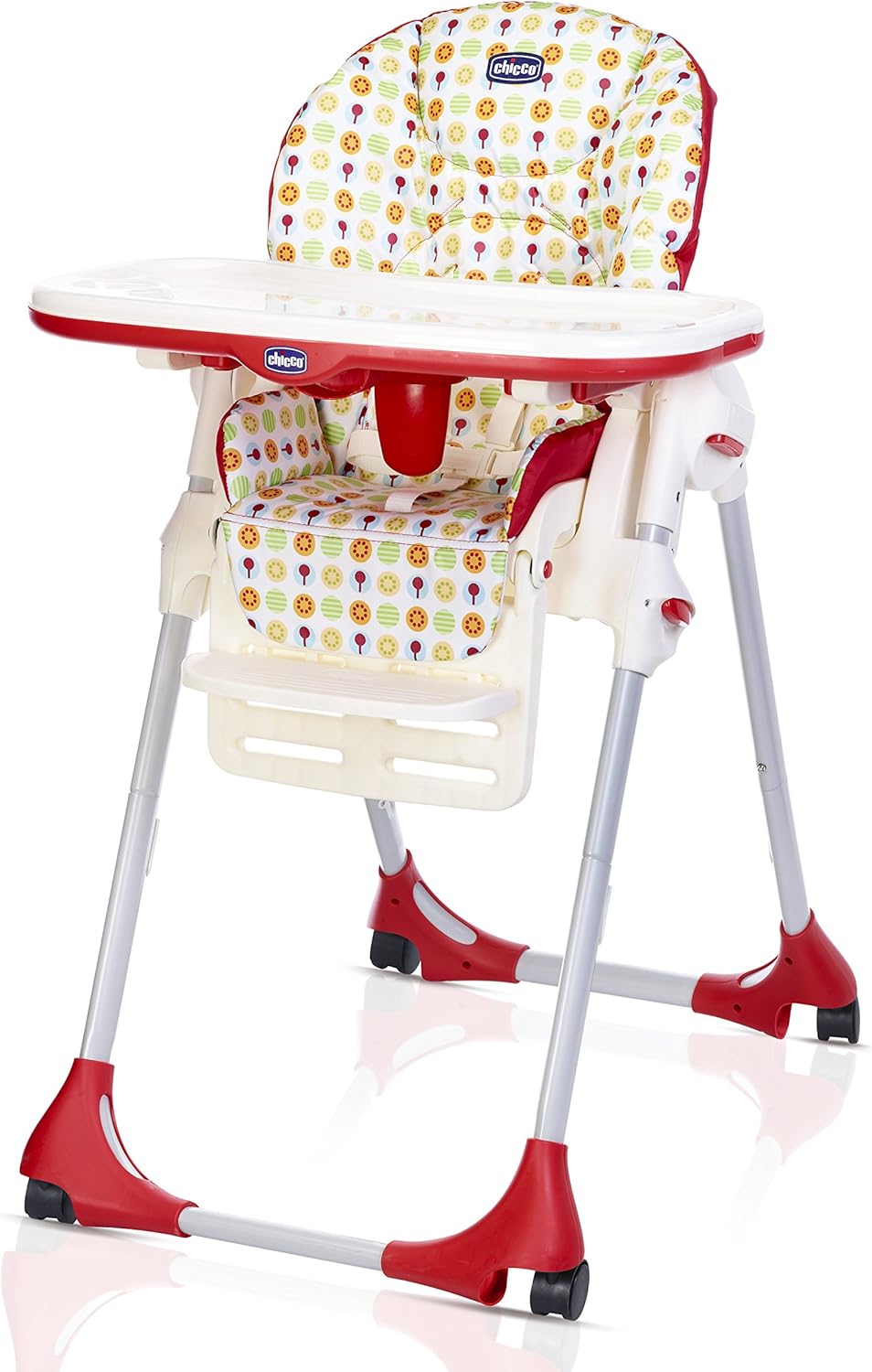 chicco polly easy 4 wheels highchair romantic