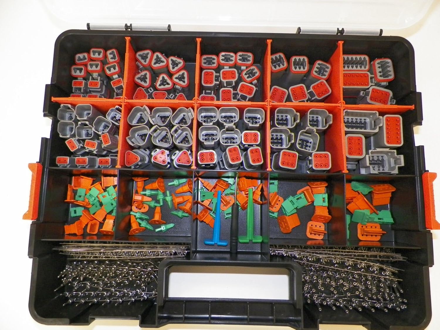 DEUTSCH DT CONNECTOR KIT GRAY OEM 504 Piece Kit STAMPED TERMINALS + REMOVAL TOOLS