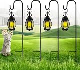 SEGNAYEN 81cm Adjustable Shepherds Hook for Garden Lanterns, Set of 4 view 1