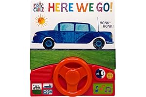 World of Eric Carle, Here we Go Little Steering Wheel Sound Book - PI Kids