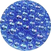 1000pcs Acrylic Round Beads 6mm AB Colors Craft Beads Round Spacer Beads with Holes for Earring Bracelet Necklace Key Chains Jewelry Making(Light Blue AB)