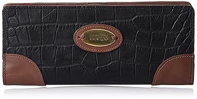 Hidesign Womens Wallet (Black Tan)