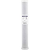 Hydronix CB-25-2010 Universal NSF Coconut Activated Carbon Block Water Filter, 2.5" x 20" - 10 micron