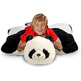 Pillow Pets Jumboz, Panda, 30" Jumbo Folding Plush Pillow