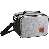 Umami Adult Lunch Box for Women/Men, Small Insulated Bag, Perfect Capacity, Reusable & Easy to Clean Office Lunch Bag for Women/Men, Practical Cooler Tote, Gray