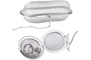 AIERSA Ultrasonic Cleaner Basket, 2Pcs Stainless Steel Basket for Ultrasonic Jewelry Cleaner,Small Part and Jewelry Cleaner Solution