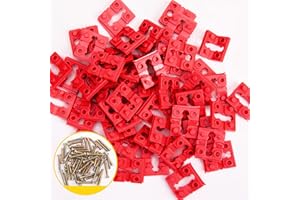 WEHHBTYE 96 Pcs Switch and Receptacle Spacer for Loose Outlet Plug Fix - Outlet Spacers for Electrical Box - Electrical Extender Outlet Shims Light Switch Spacer with 30 Pcs Screws