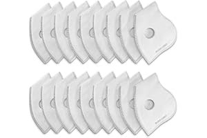 BASE CAMP Activated Carbon Replacement Filters Only for M PRO, M Plus or M Cross Mask,N Plus Mask (18 Pack)