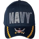 Artisan Owl Officially Licensed Navy with Logo on Bill Embroidered Baseball Cap