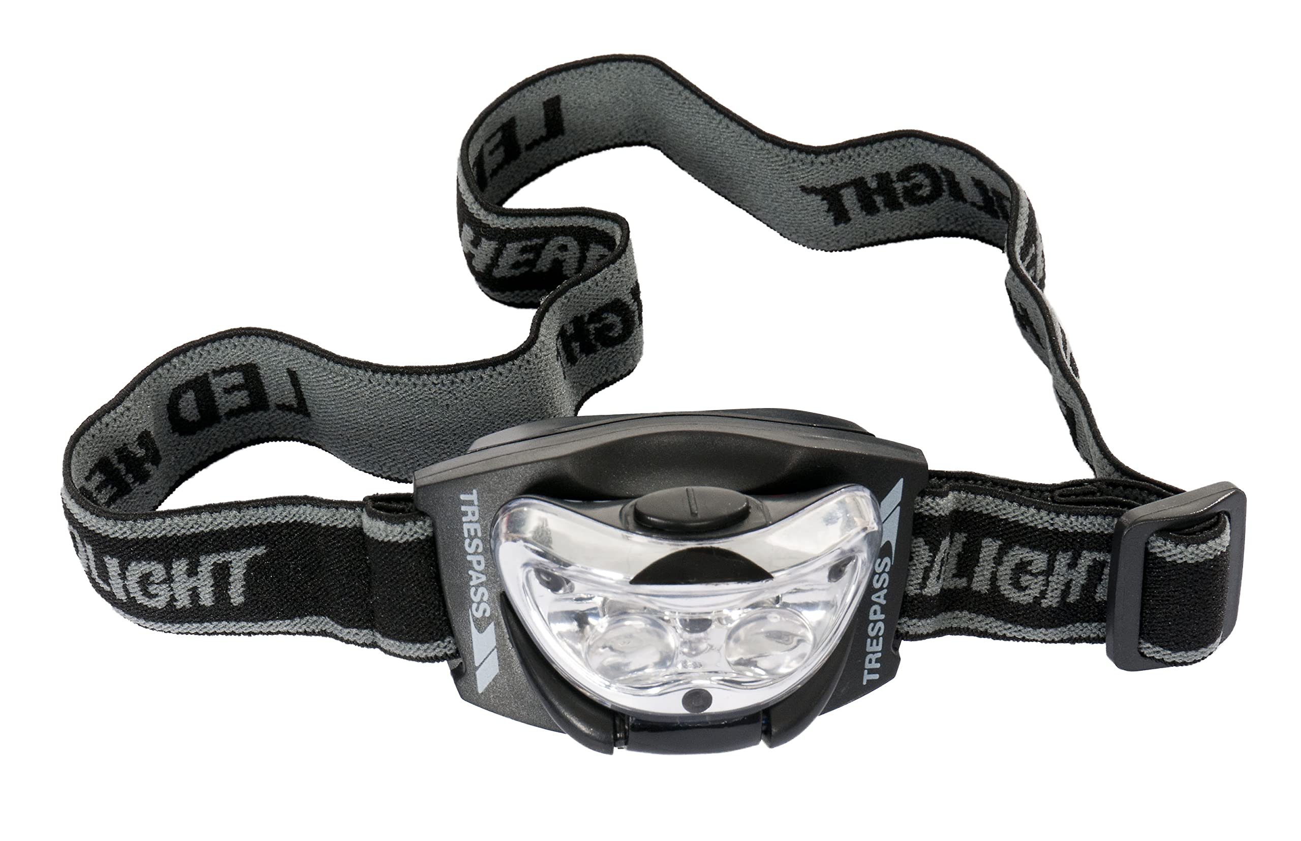 Trespass 3 LED Head Torch 2 White LED 1 Red LED Camping Hiking Fishing