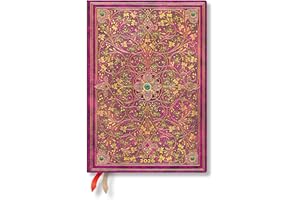 Paperblanks | 2026 Diamond Jubilee | Sangorski & Sutcliffe | 12-Month Planner Flexis | Midi | Horizontal | Elastic Band | 176 Pg | 100 GSM