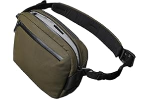 ALPAKA Go Sling - iPad Pro 11-Inch Tablet Case - Travel and Electronics Organizer with Spacious Compartments - Weatherproof Axoflux Army Green 600D Fabric 5.5L