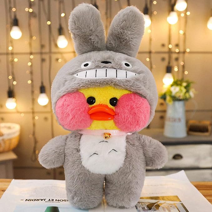 Peluches Cute Cafe Duck Doll para niños niñas muñecos de Peluche Suave