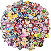 120Pcs Non-Repeat Cartoon Silicone Focal Beads for Pens,Random Cute Characters Focal Beads Bulk for Bead Pens Keychain and Crafting Supplies, Only Applicable to Adults