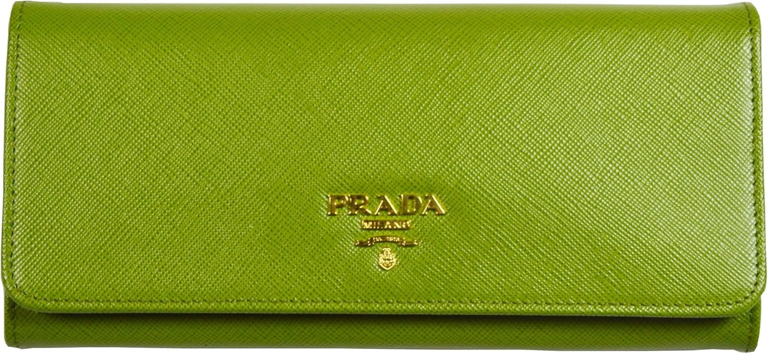 prada saffiano green
