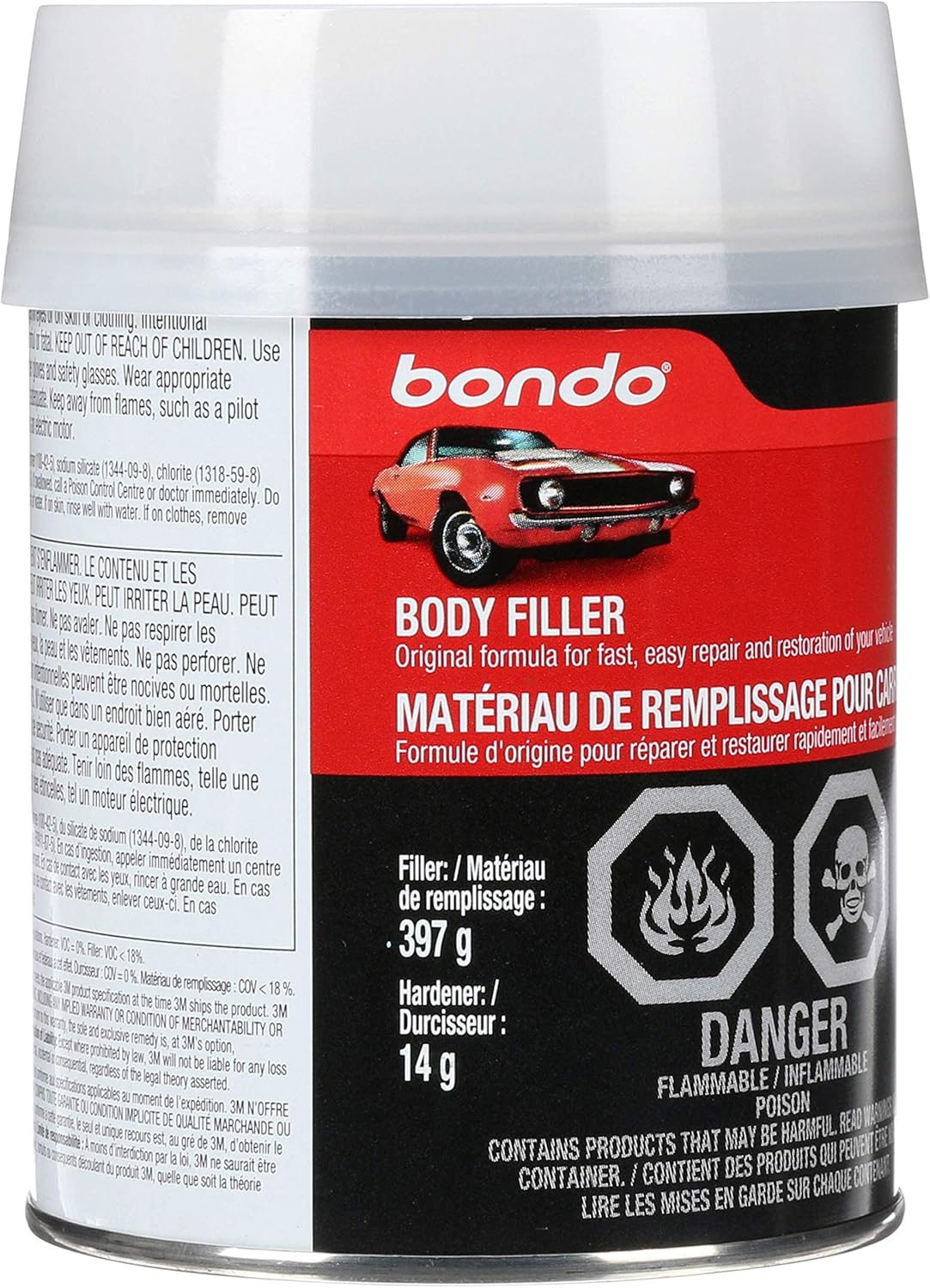 What catalyst is used in car body fillers