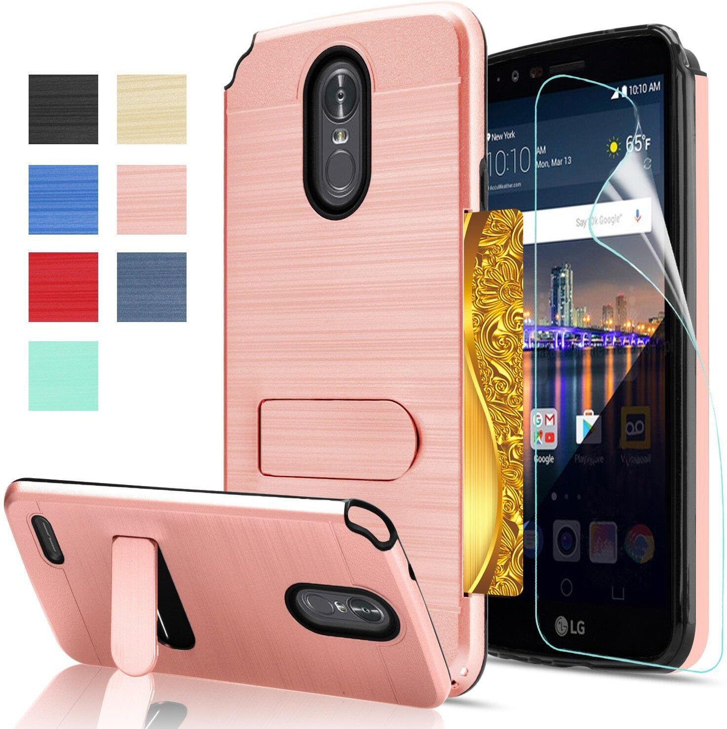 Best lg stylo case slide credit card holder