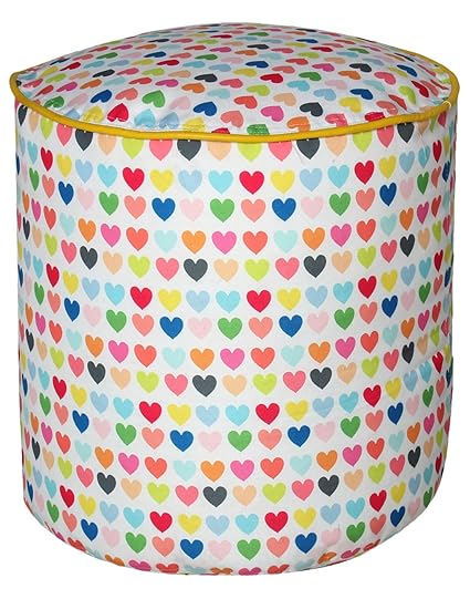 Sattva Love Affair FK01001039 Large Footstool Without Beans (Little Hearts)