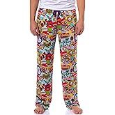 The Simpsons Lounge Pants Men's Krusty Clown Inspired Design Adult Sleep Pajamas