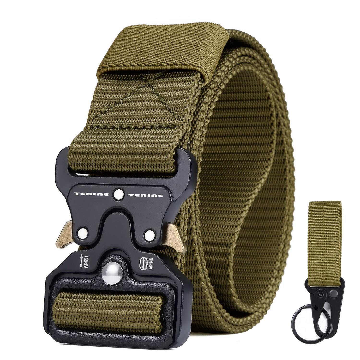 TENINE Men Tactical Belt, QuickRelease Military Shooters Nylon Belts