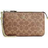 Coach Womens Large Wristlet W Chain