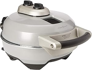 Brevile Pizza Maker, 19.5 x 12.6 x 19.2 inches, Silver