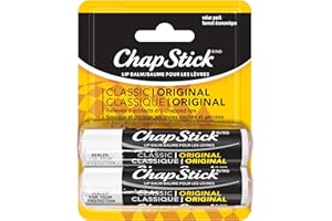 ChapStick Classic Lip Balm, Original Flavour, 2 Tubes