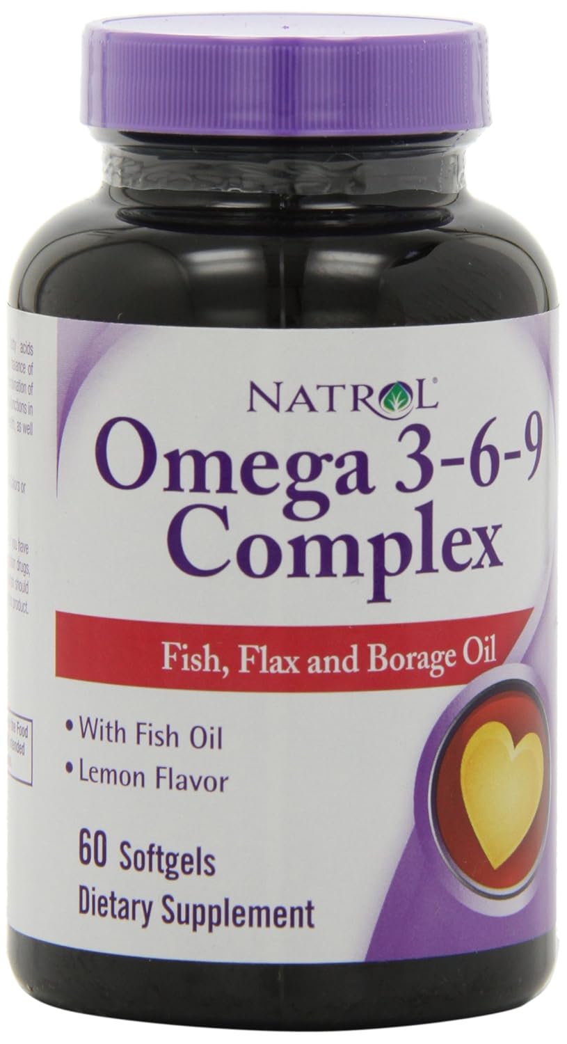 Natrol Omega 3-6-9 Complex Softgels, 60 Count: Amazon.co.uk: Business ...