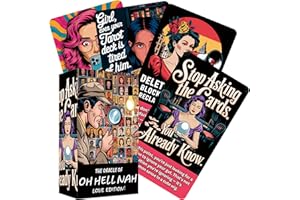 TZXAMSEZ The Love Oracle Cards Of OH HELL NO, 72-Card Oracle Deck Delivers Brutally Honest Messages About Love, Dating, Heartbreak, and Those “What-The-Actual-Hell” Relationship Moments, Hysterical Guidance