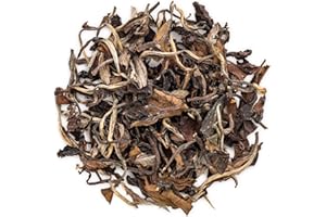 oriarmcha 125g / 4.4oz Chinese Shou Mei Aged Tea Loose Leaf - Fuding White Tea Shoumei Long Life Eyebrow - 1st Grade - Brew Hot or Iced Tea