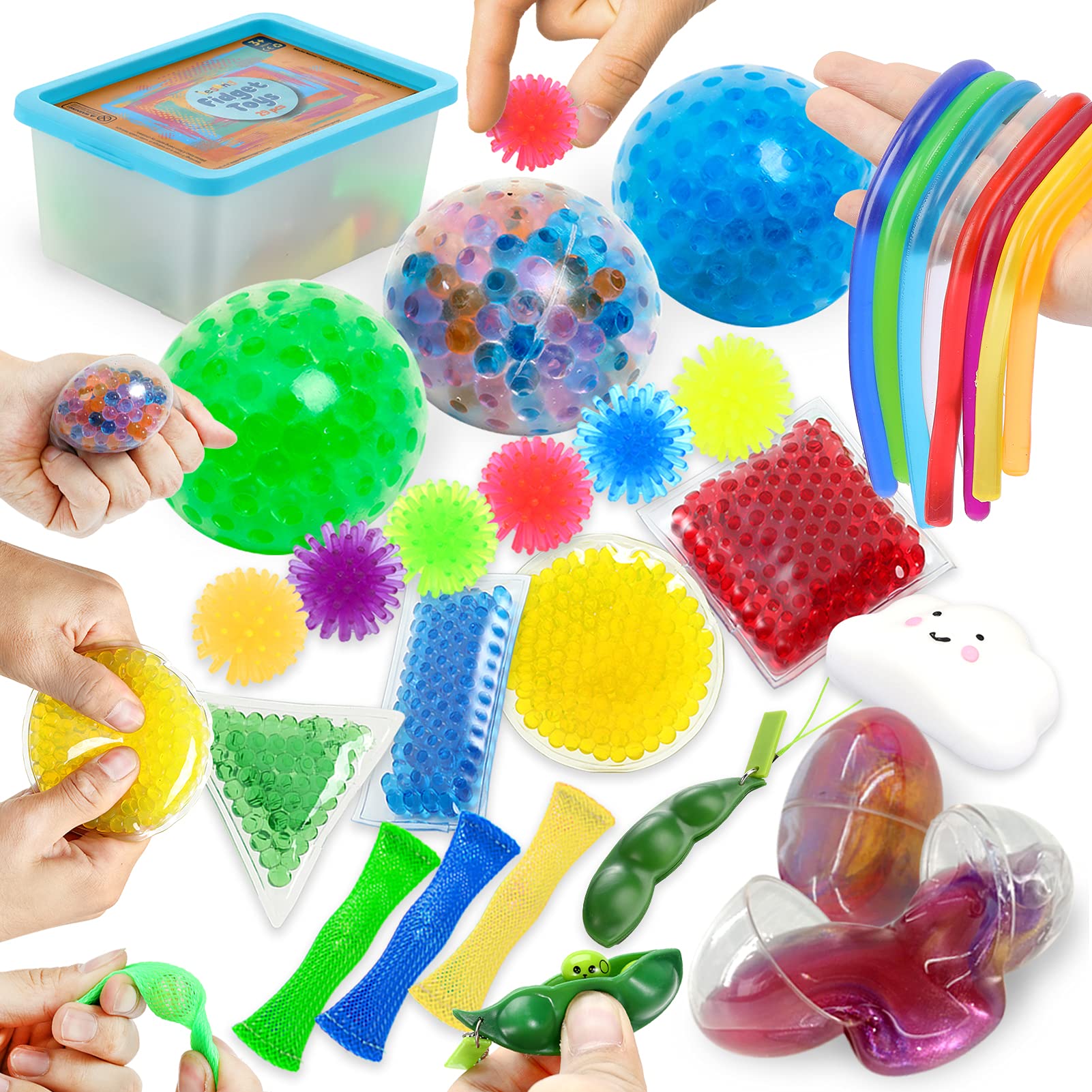 Zaxideel 2021 Upgraded Fidget Toys Set 28 Pcs Fidget Pack Desertcart