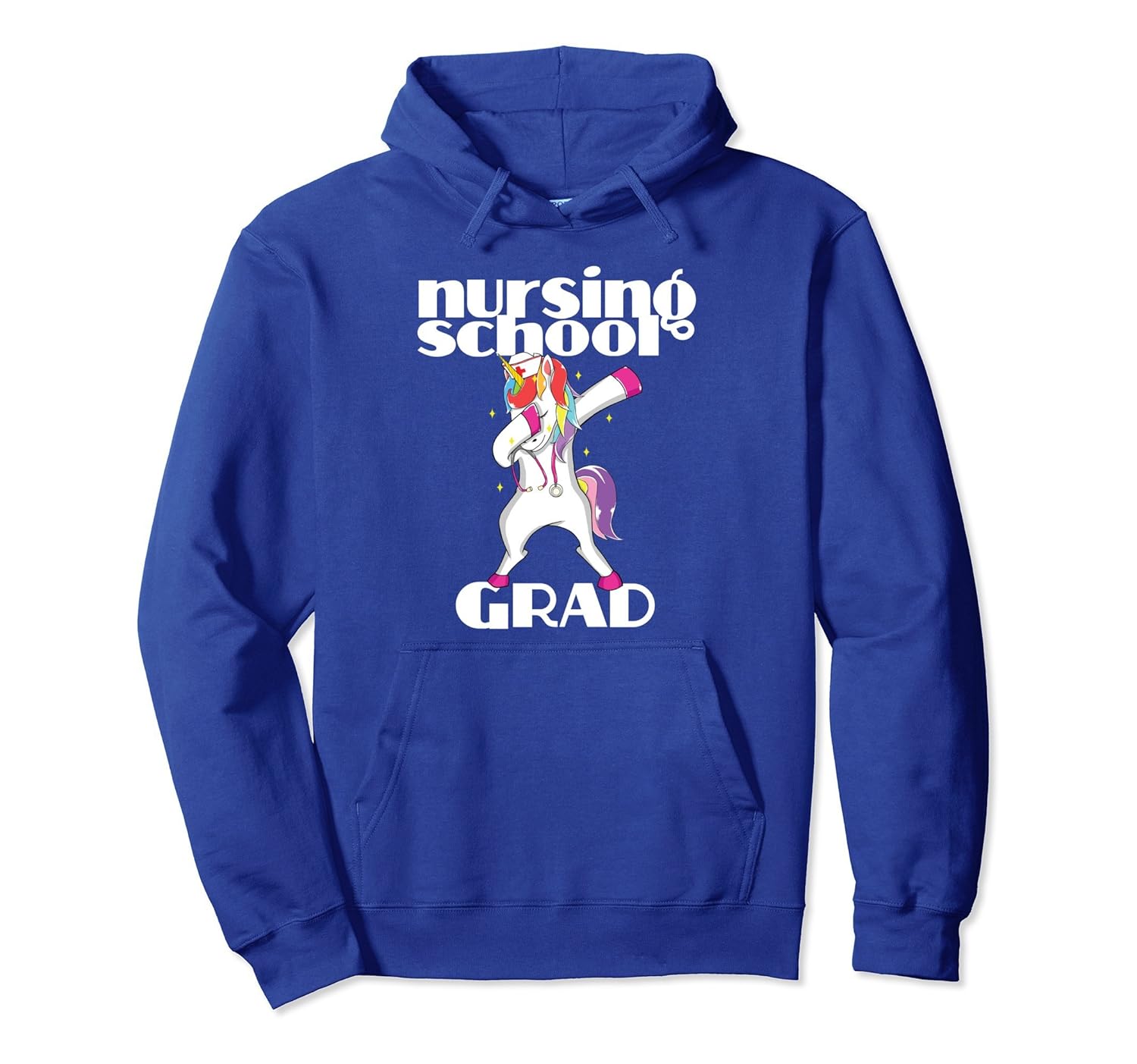 Funny Nursing School Graduation Hoodie Unicorn Lover Gift-anz