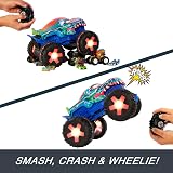 Hot Wheels Mega-Wrex Alive RC Monster Truck 1:15 with Lights Modes view 5