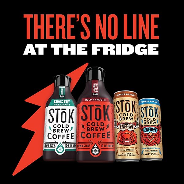 STOK ESPRESSO COFFEE SHOTS, BLACK, UNSWEETENED, DARK ROAST COFFEE, USE FOR LATTES, AMERICANOS, 0.44 FL OZ (264 COUNT)