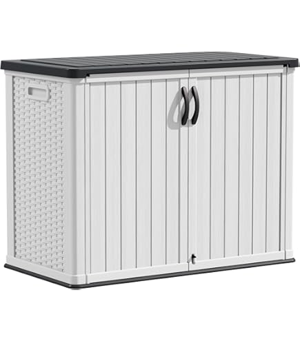 Amazon.com: Greesum 26 CUFT Outdoor Storage Cabinet with 2