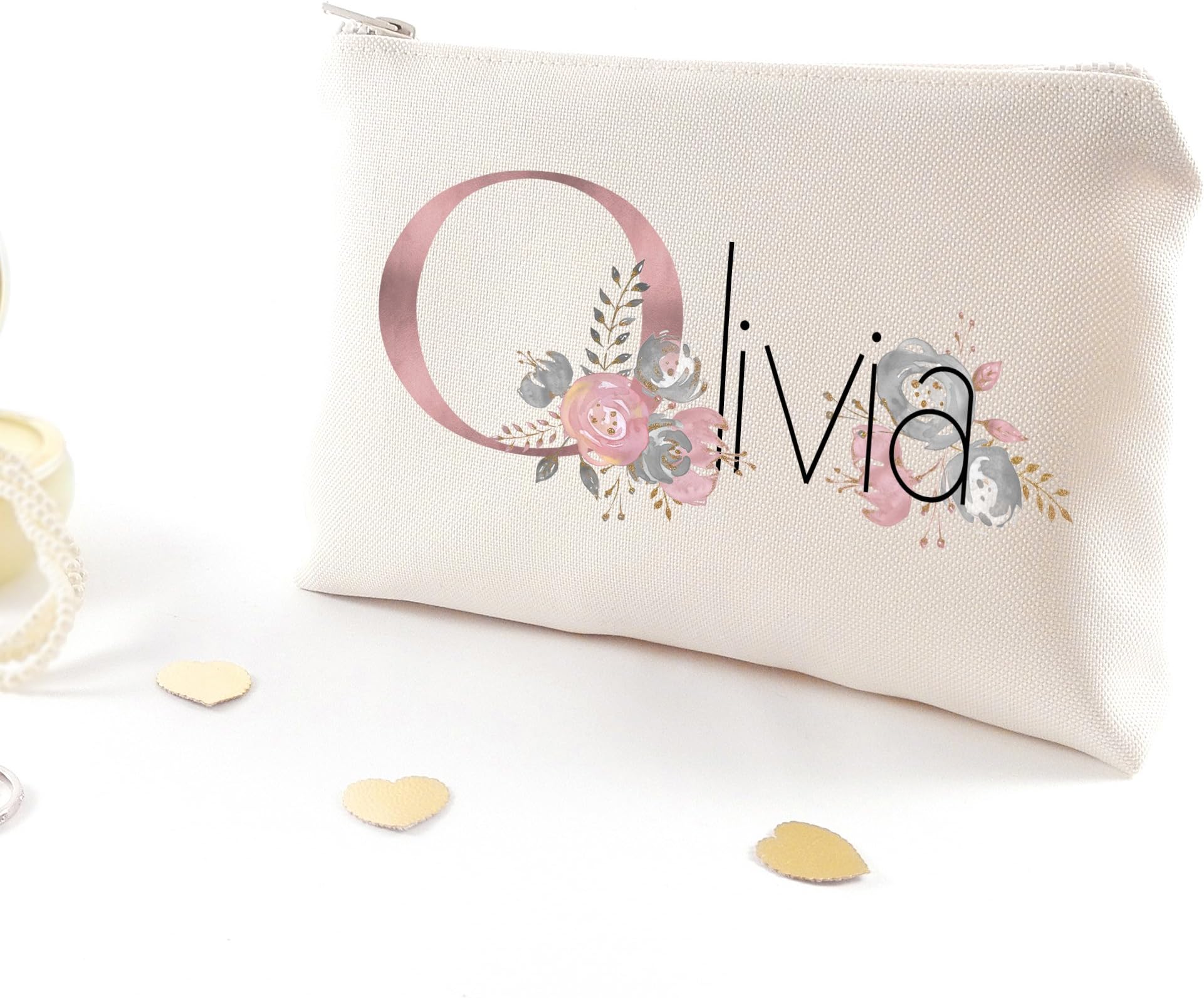 Bridesmaid make up bag gift under 30 - Custom gift for girls - Personalized gift for her