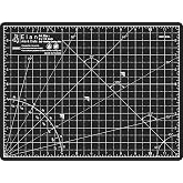 Elan Cutting Mat A4 Black &amp; Taupe, Self Healing Cutting Mat 9x12 Inch, 5-Ply Craft Board Black, Hobby Board for Crafts 9x12 Inch