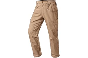 CNBQDD Mens Work Pants Cargo Tactical Construction for Men Ripstop Waterproof Lightweight Outdoor Hiking with Pockets