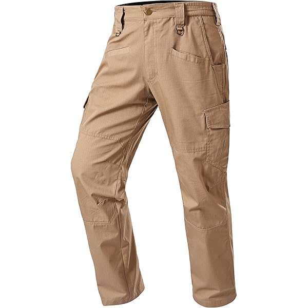 thumbnail image 2 of Men's Cargo Work Pants - Ripstop Tactical Pants With Multiple Pockets 2 of 14