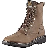 ARIAT mens Cascade 8" Wide Square Toe Work Boot