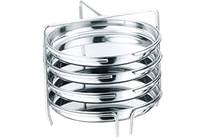 Vinod Professional Dhokla Stand – 4 Tier Stand – Easy Cleaning – Stainless Steel Body - Suitable For Indian Cooking – Food Gr