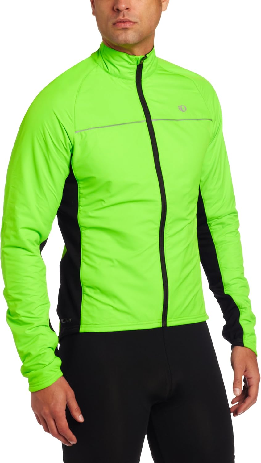 Pearl Izumi Mens Elt Thermal Barrier Jacket Green Flash Black Medium Outdoor Recreation Sports Outdoors Sweeterdaysbakeshop Com