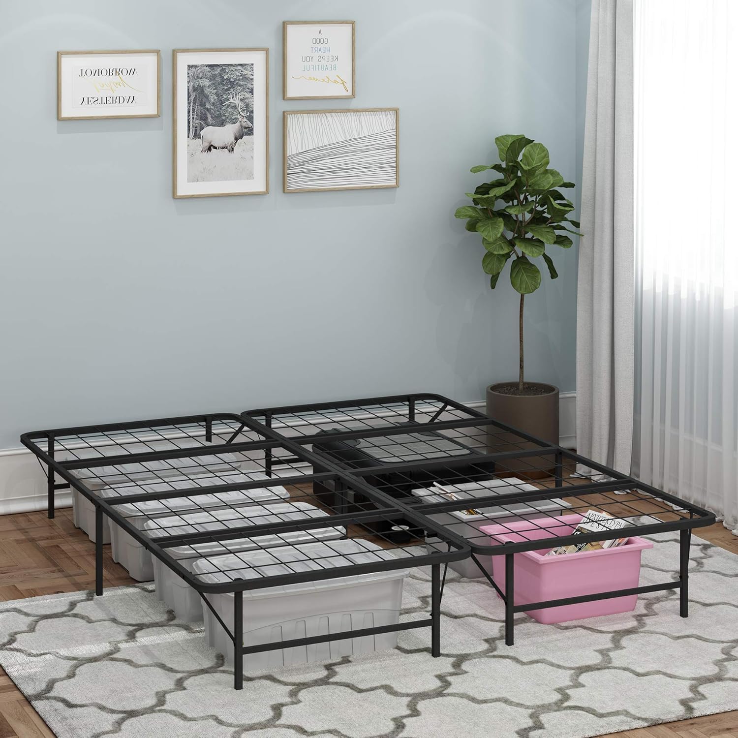 Best wood cal king bed frame platform