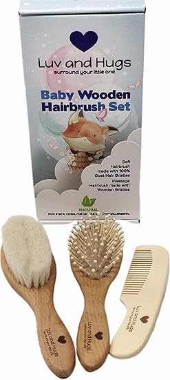 fawn and milk baby brush