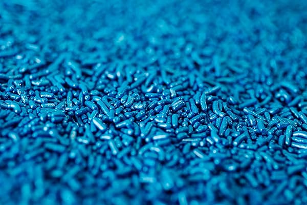 SHIMMER PEARLIZED BLUE SPRINKLES-DAIRY FREE,GLUTEN FREE,EGG FREE,VEGAN,SOY FREE,NUTS FREE,KOSHER,LARGE,BULK CANDY,CUPCAKE,COOKIES AND CAKE TOPPER,JIMMIES,