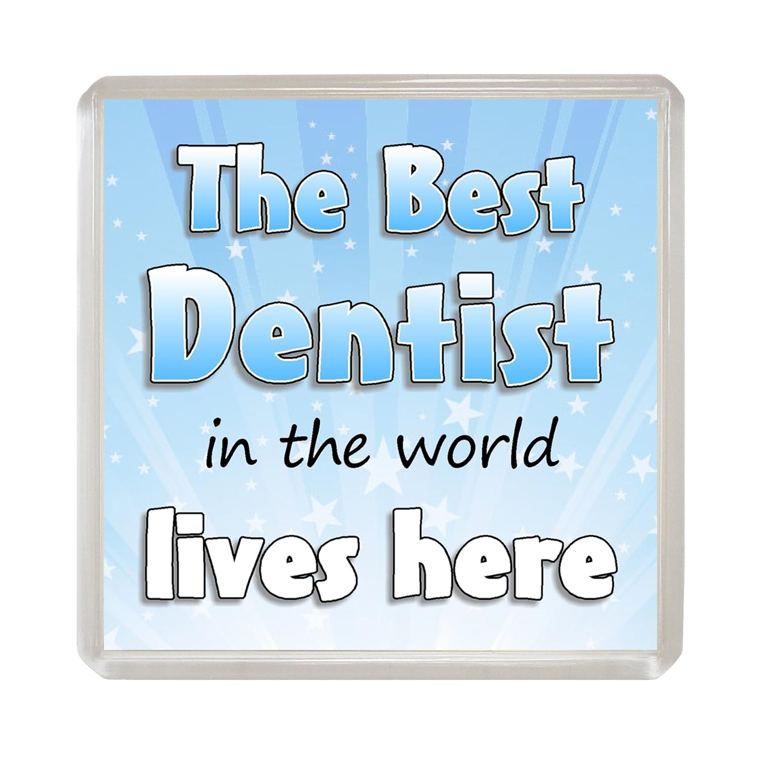 El mejor dentista imán para nevera (6,5 cm x 6,5 cm) regalo ...