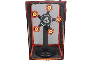 Keenso Electronic Scoring Target Toy, ABS Material, Auto Reset Features, 360 Degree Rotating Target for Children Practice
