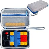 JCHPINE Hard Carrying Case for GiiKER Super Slide Brain Games | Protective Storage Holder for GiiKER Brain Teaser Puzzles Interactive Handheld Game Console Accessories (Blue Case Only)
