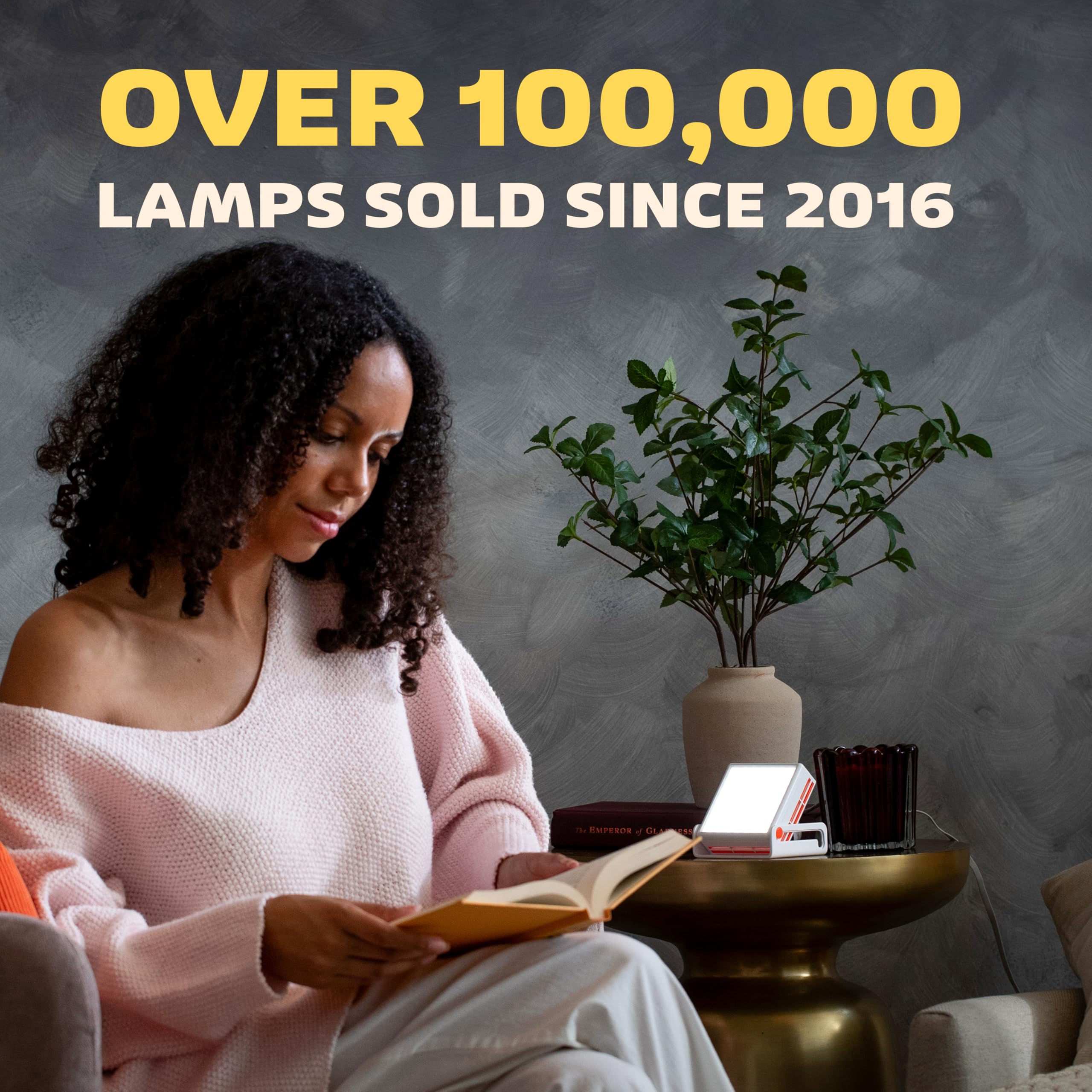 Circadian Optics Light Therapy Lamp | Ultra Bright 10,000 Lux Full Spectrum UV-Free LED Light | Leo